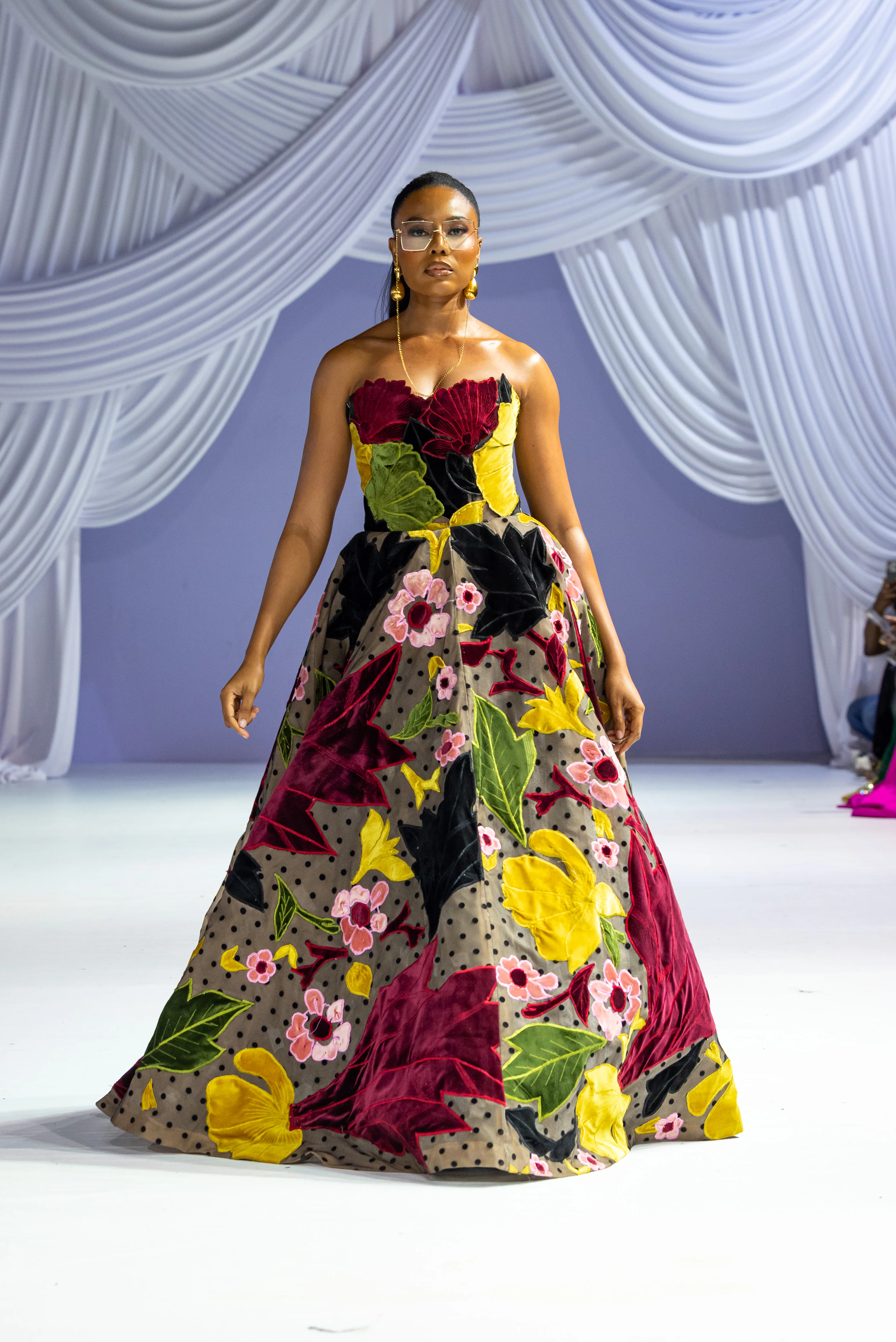 floral ball gown view 4